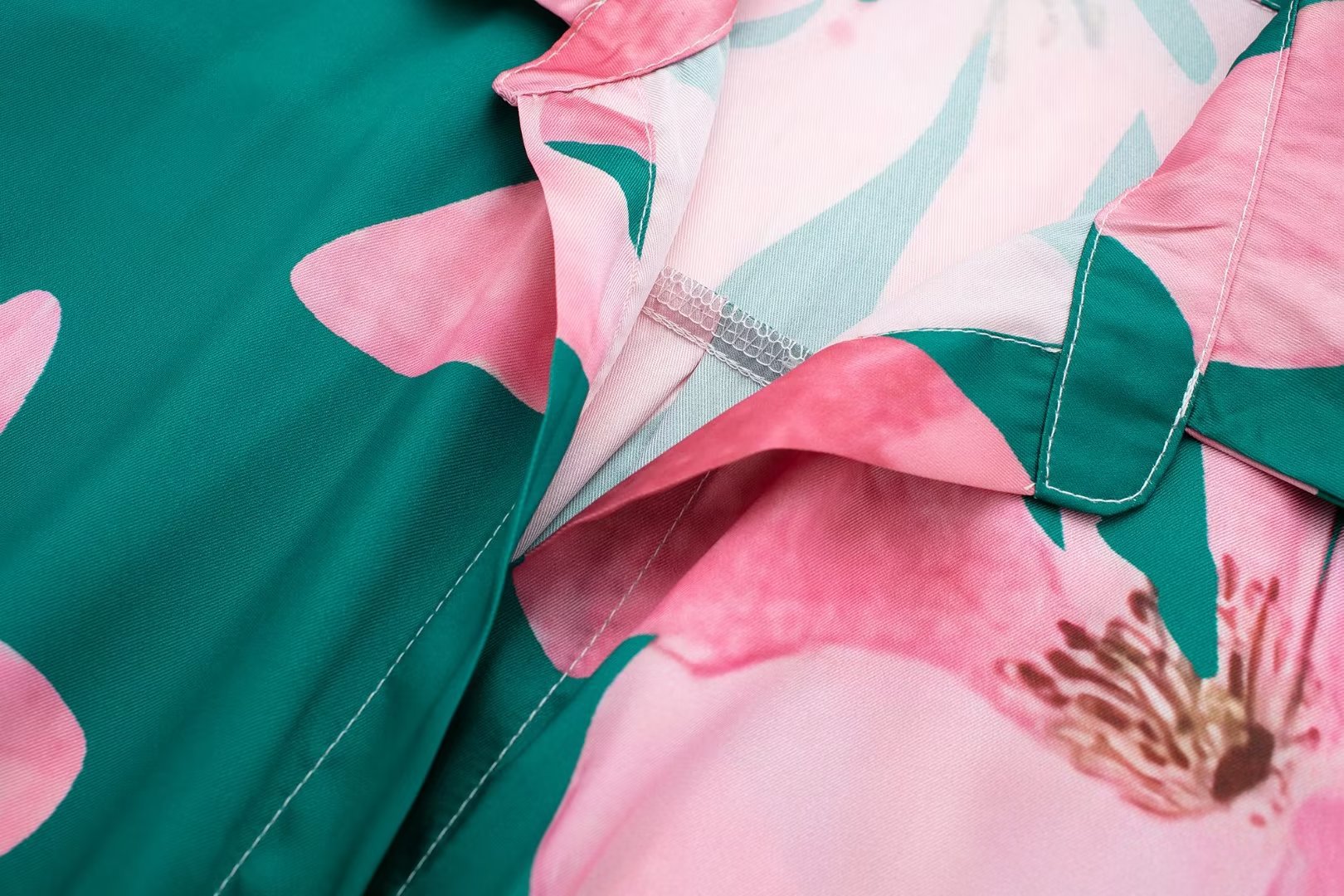 Women's Floral Print Lapel Single Breasted Suit