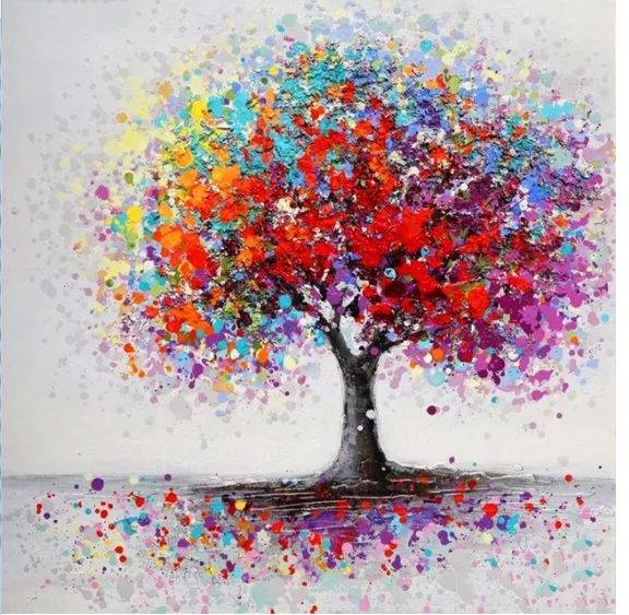 Tree Drill Painting, Home Decoration, DIYSquareround Embroidery - Shop at LoveMi