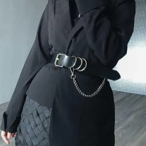 Military Wind Chain Summer Dress Belt Waist Decoration Single