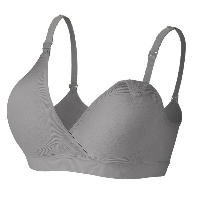 Title 4, Plus Size Crossover Nursing Bra Front Button