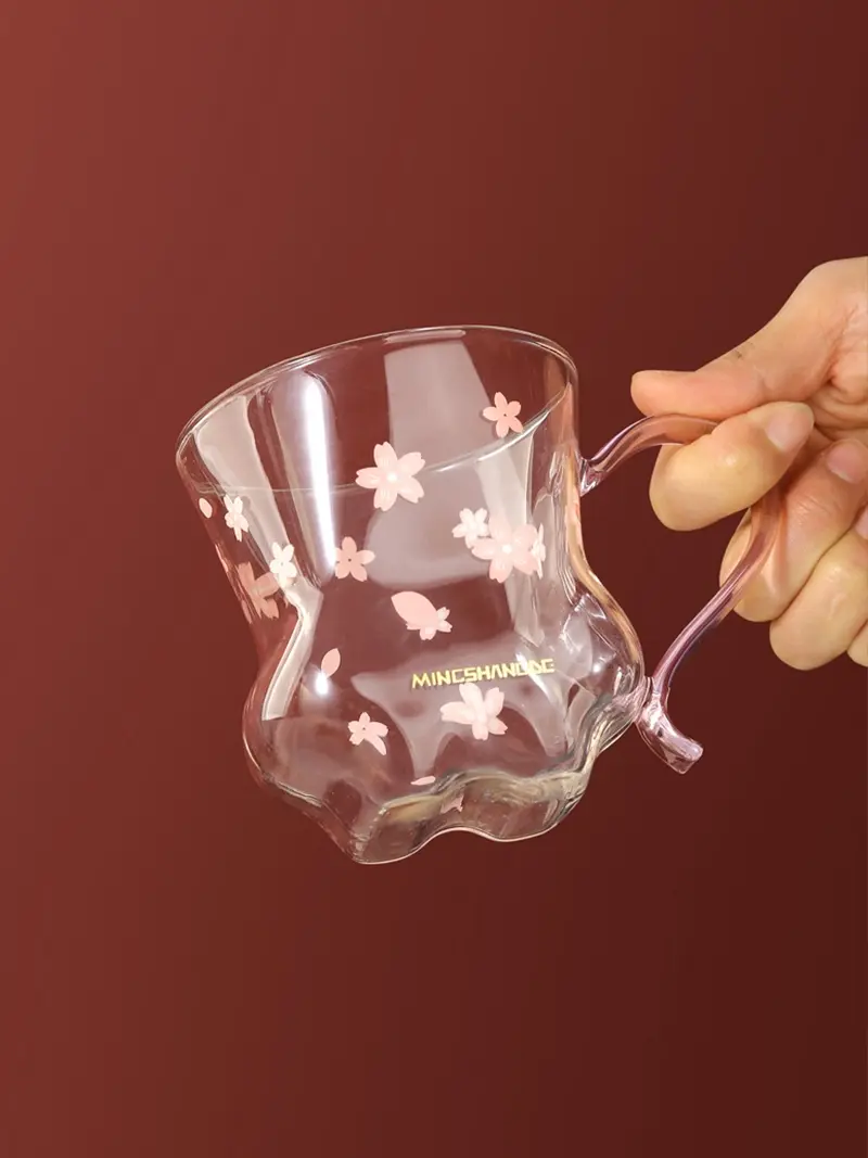 Creative High Borosilicate Explosion-proof Cat's Claw Glass Cup