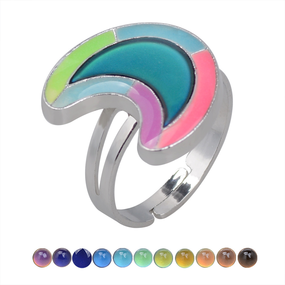 Adjustable Temperature And Mood Color Ring
