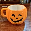 Ceramic Halloween Pumpkin Mug