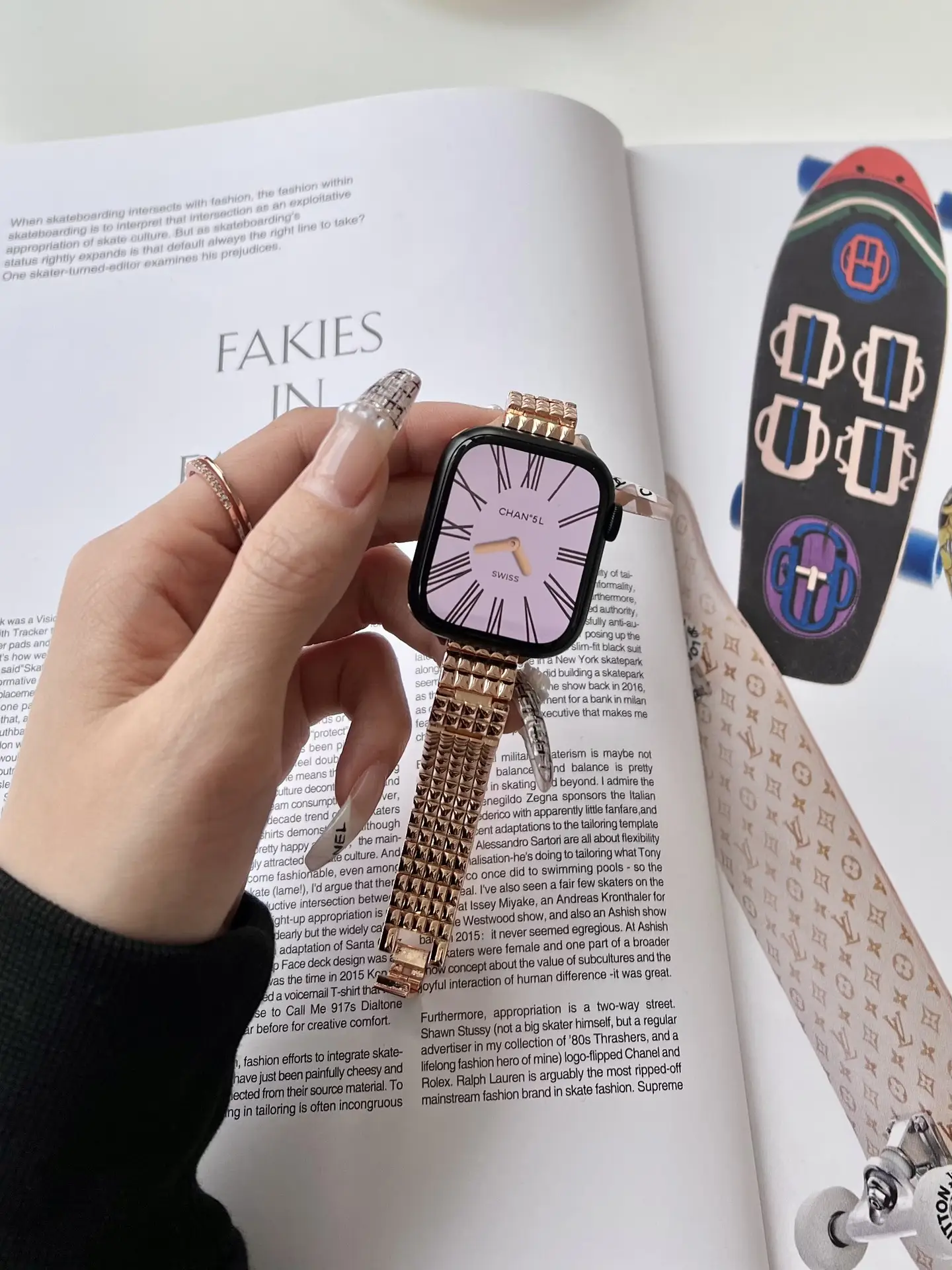 Cross Check Versatile Small Fragrance Metal Bracelet Strap