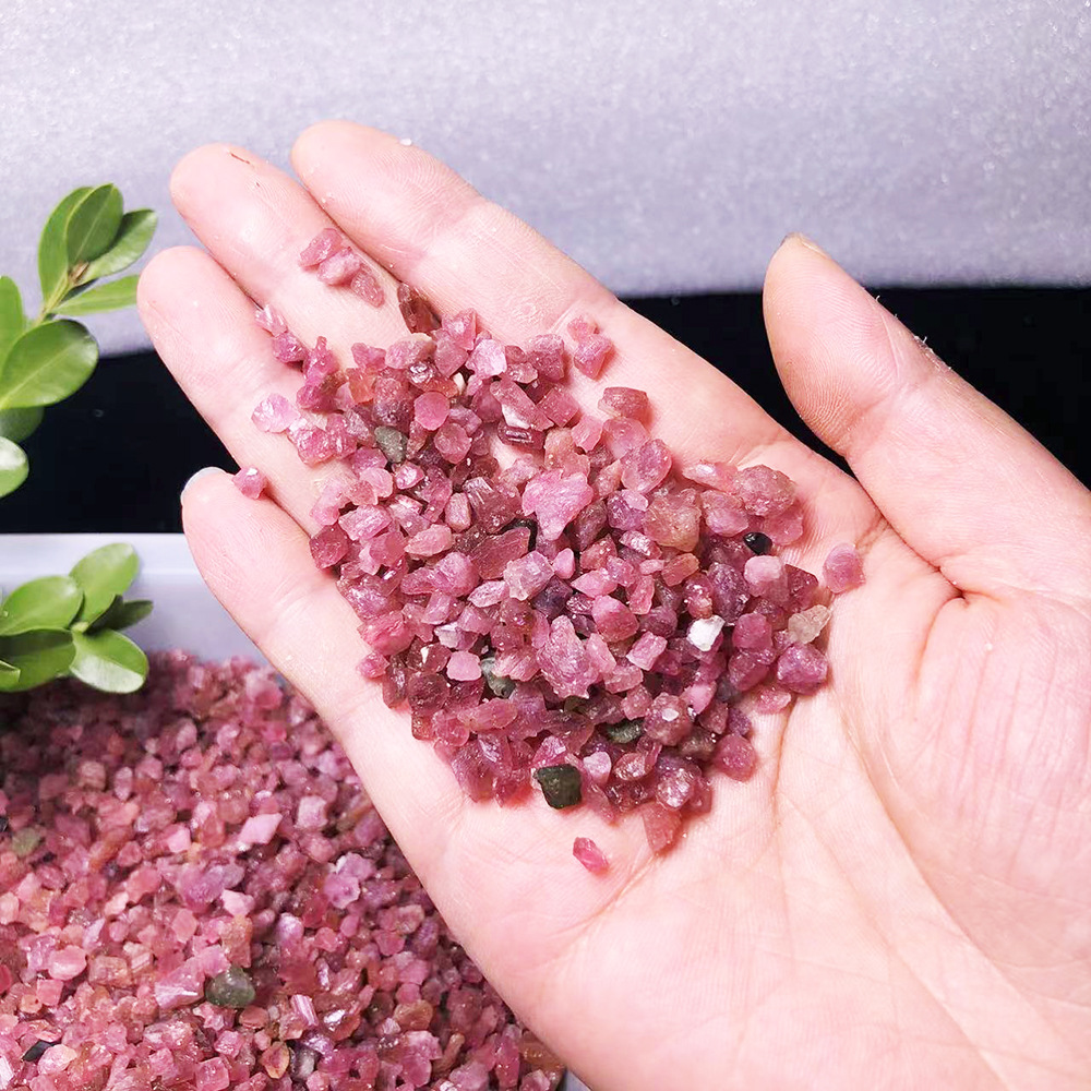 Perforated Bulk Wool Raw Ore Tourmaline Tourmaline