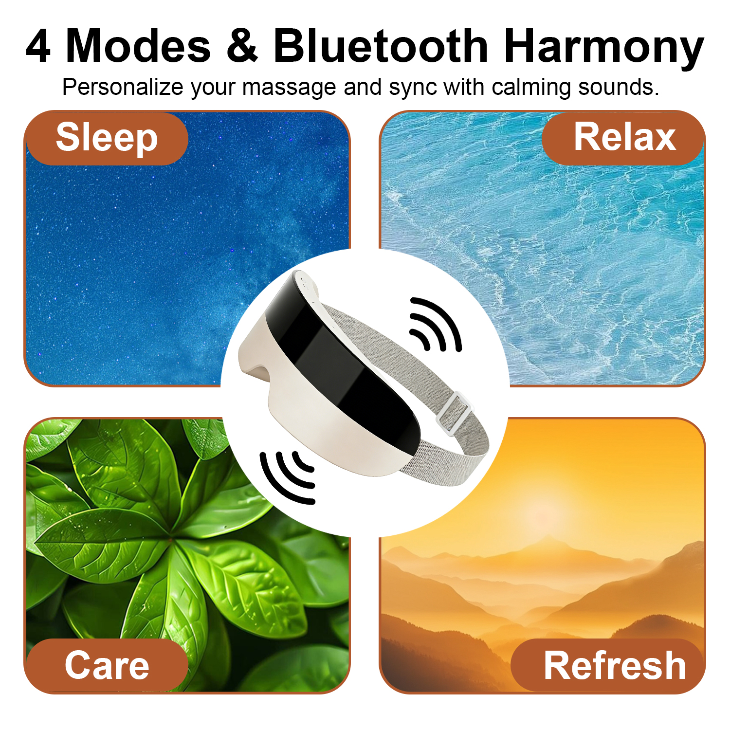 Eye Massager With Heat-Bluetooth Music Smart Eye Mask For Relax Eye Reduce Eye Strain Wedding-Birthday Gifts For Women&Men