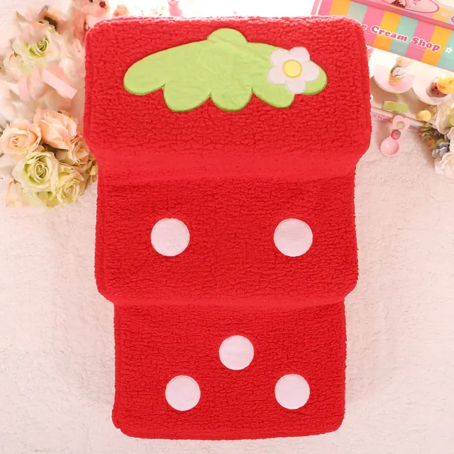 Pet Climbing Ladder Bubble Velvet Dog Steps Red - Shop at LoveMi