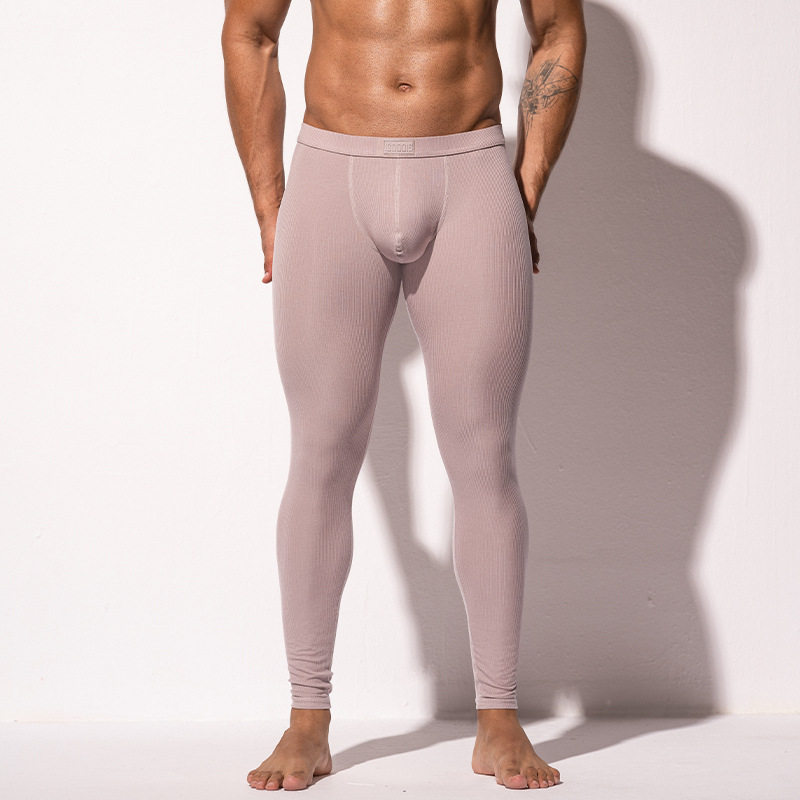 Youth Long Solid Bottomed Thermal Pants