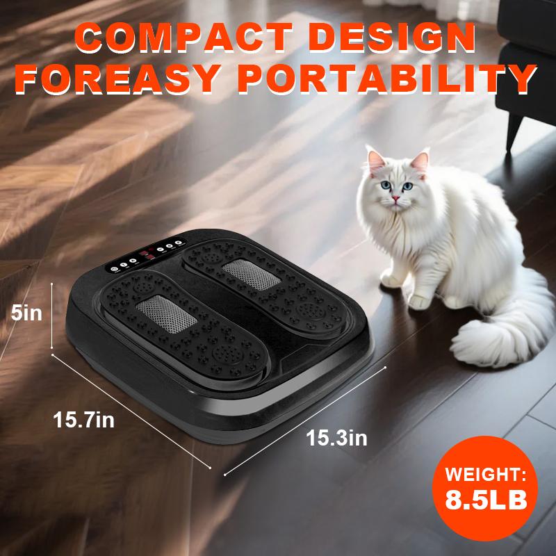 Multifunctional Foot Massager, Vibration Heating Electric Foot Circulation Stimulator, Foot, Leg, And Calf Relaxation Massage Device, Home Use With Remote Control Foot Massager. image 3