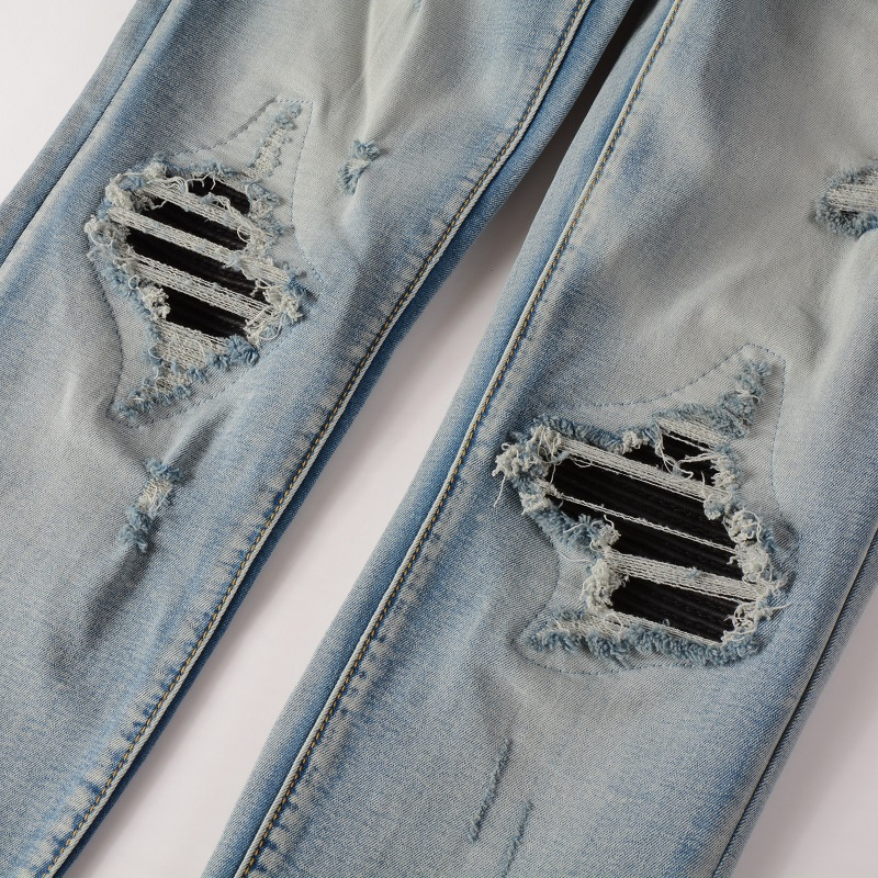 Title 11, Heren jeans van High Street Fashion met gaten e...