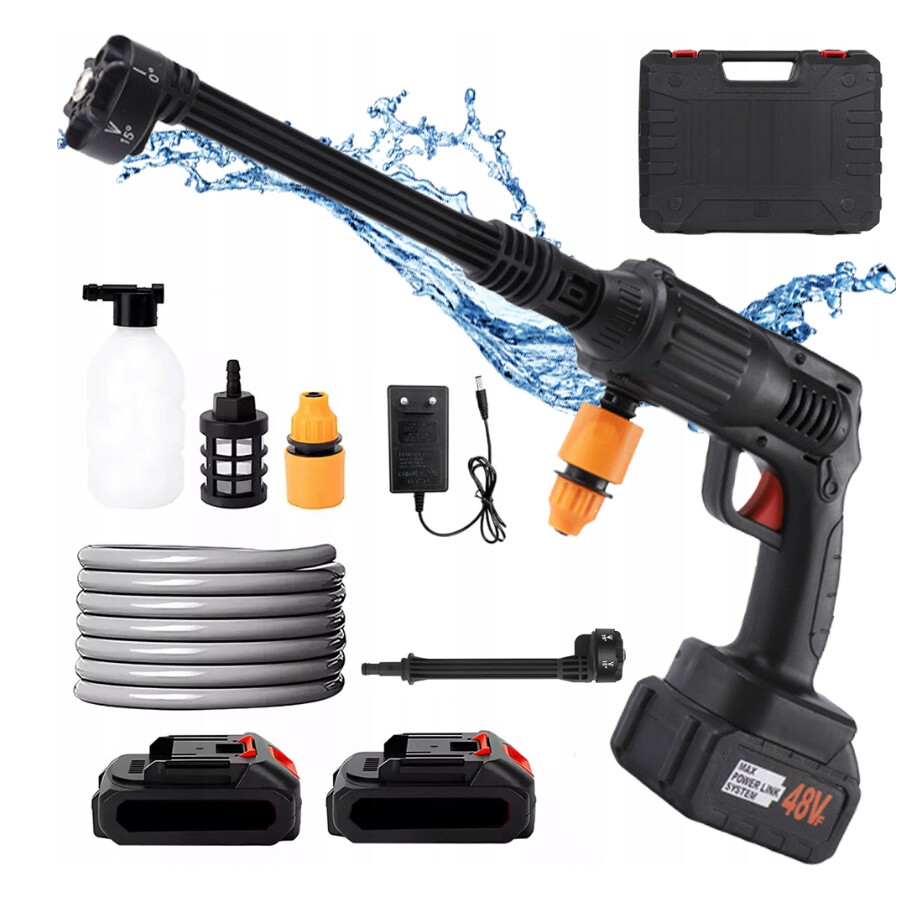 Cordless Car Washer 2 Battery With Box High Pressure Jet Water Cleaner — image 6