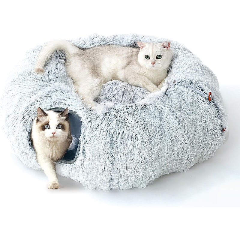 Cat Tunnel Bed Nest Interactive Toy For Small Medium Large Cats Exercise — image 8