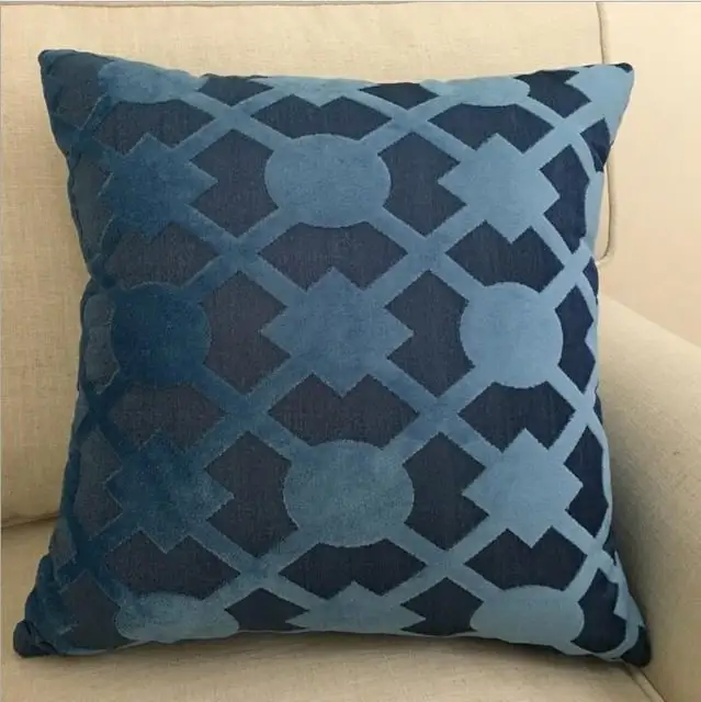 Home Decorative Sofa Throw Pillows Flannel Cushion