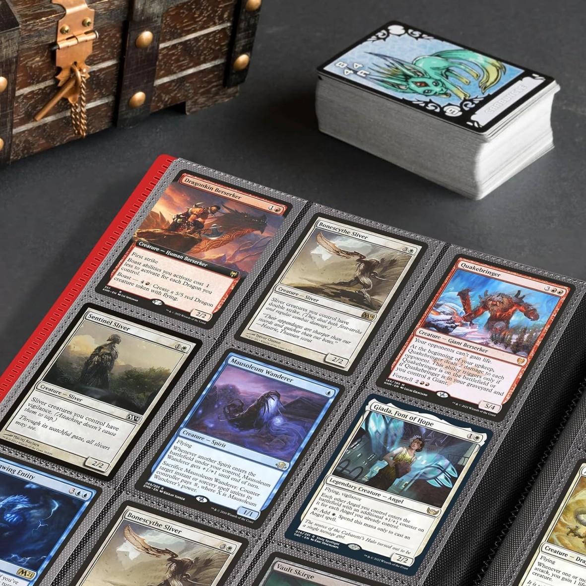 Trading Card Binder A4 Album Folder 540 Cards MTG Yugioh Sleeves Case — image 10