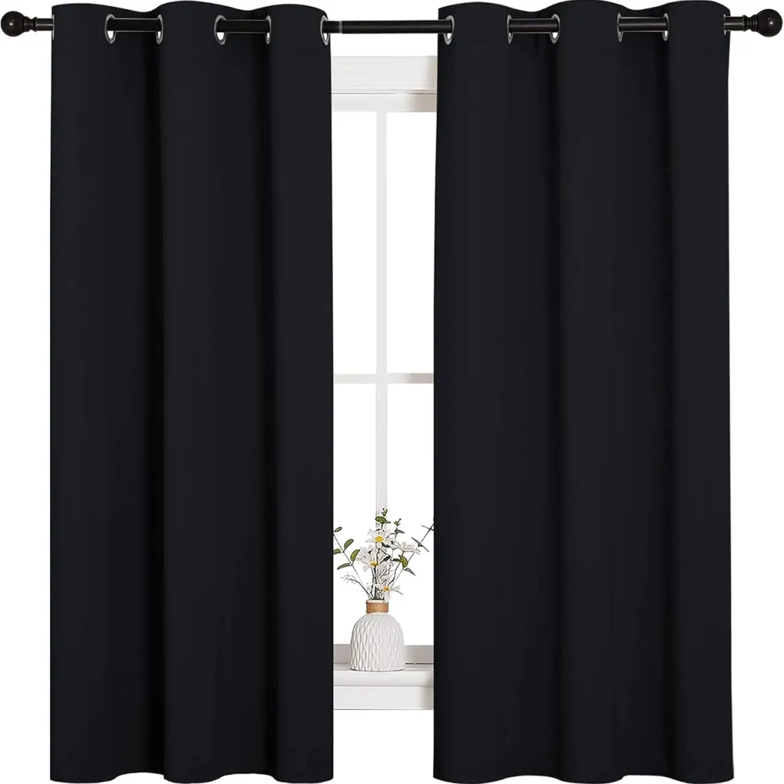 Halloween Pitch Black Solid Thermal Insulated Grommet
