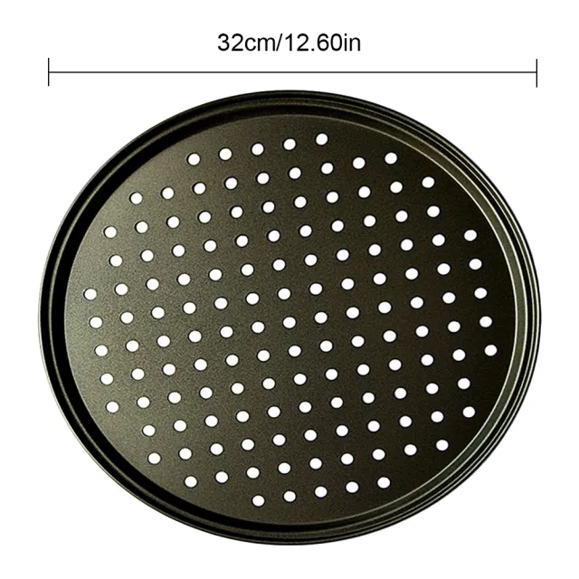 Baking Tool Round Carbon Steel Coating Punching Mould Bakeware 32X1Cm - Shop at LoveMi