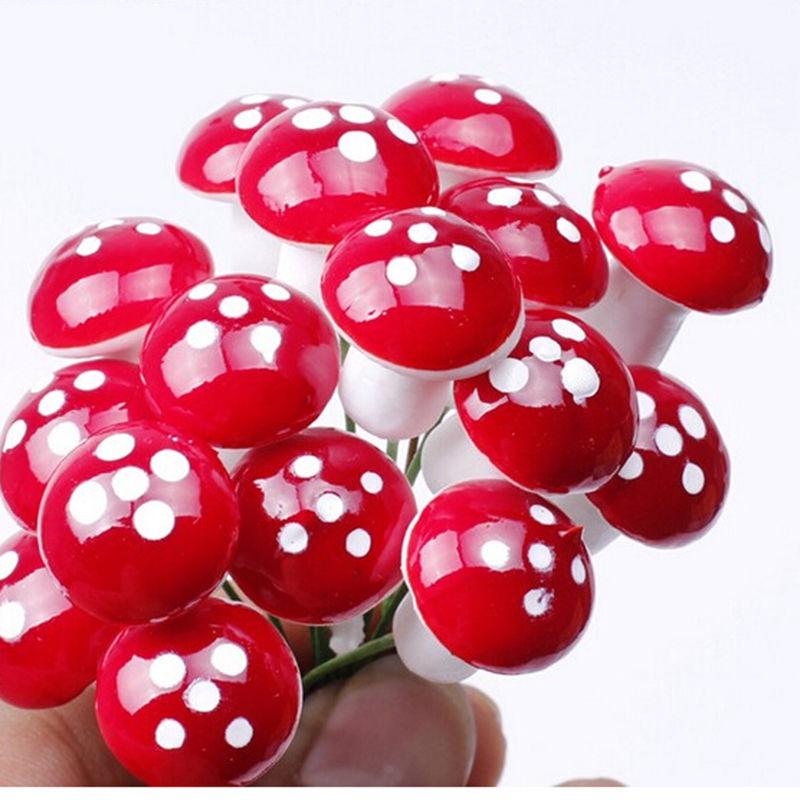 Title 5, Forest Plant Simulation Bubble Small Mushroom C...