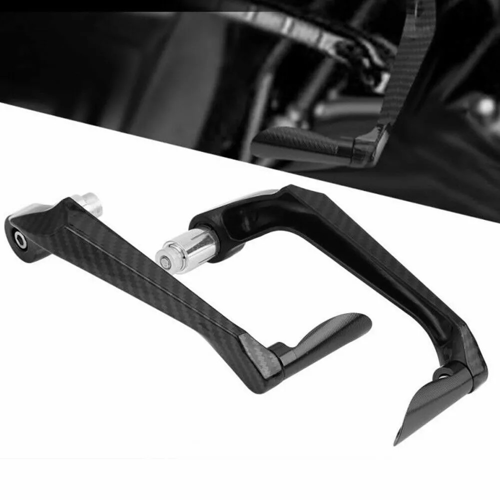 2X Motorcycle Brake Clutch Protect Lever Guard Handlebar Protector Hand Guard UK