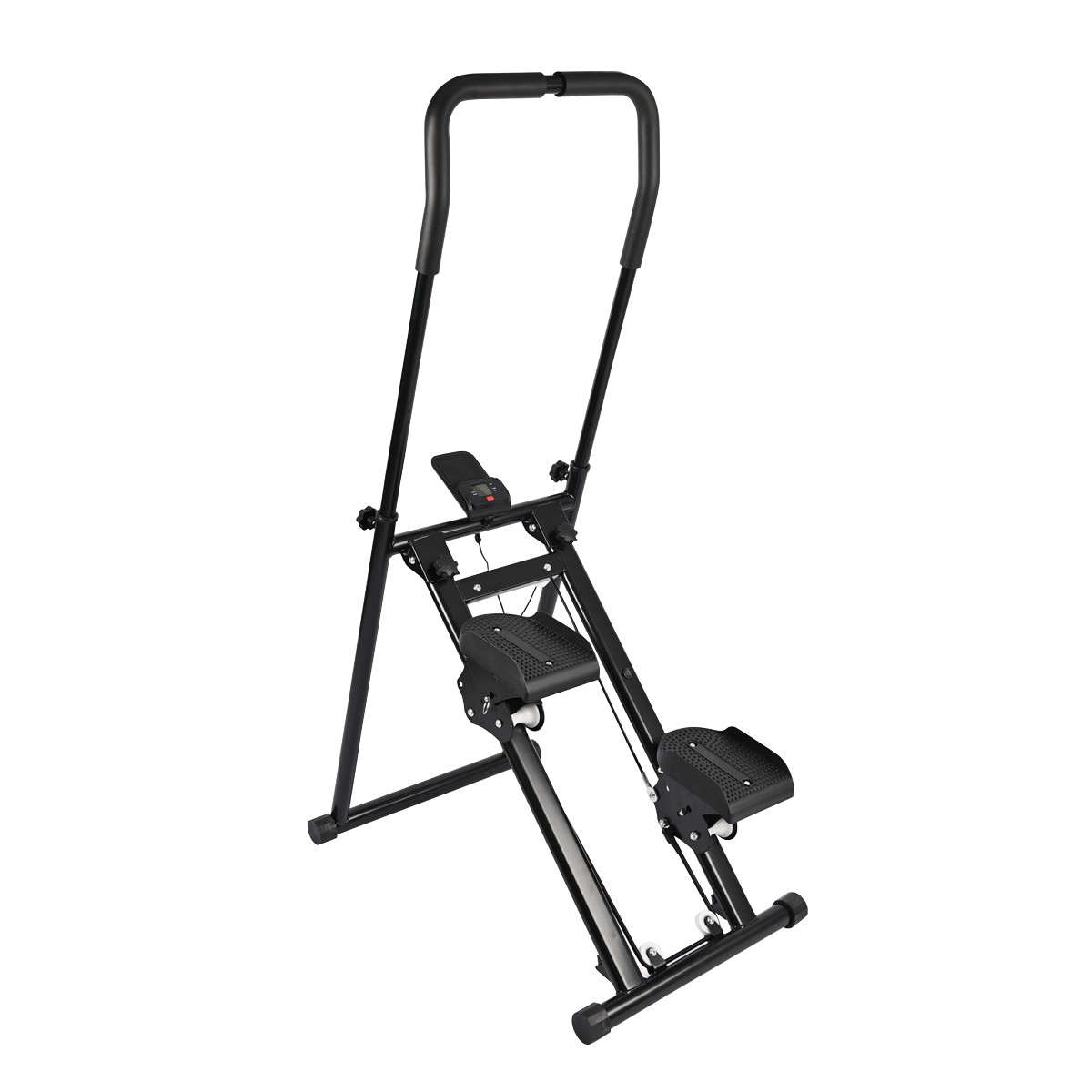 Vertical Climber Stair Stepper Machine Home Gym Exercise Foldable WLCD Monitor — image 3
