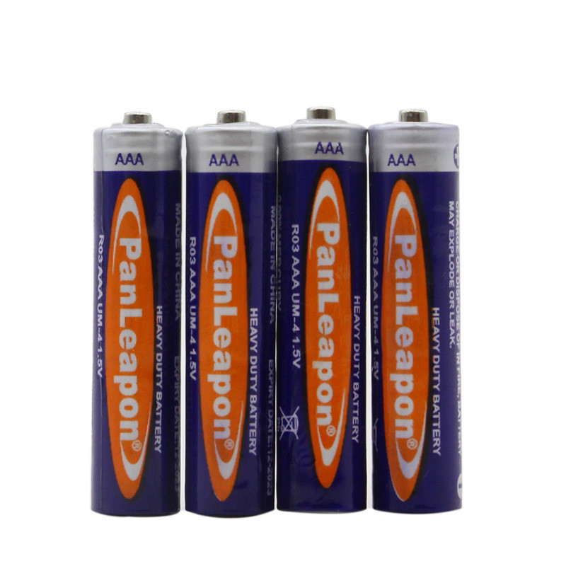 8Pcs 1.5V AAA Batteries R03p Cell Zinc-Carbon For TV Remote Household Batteries