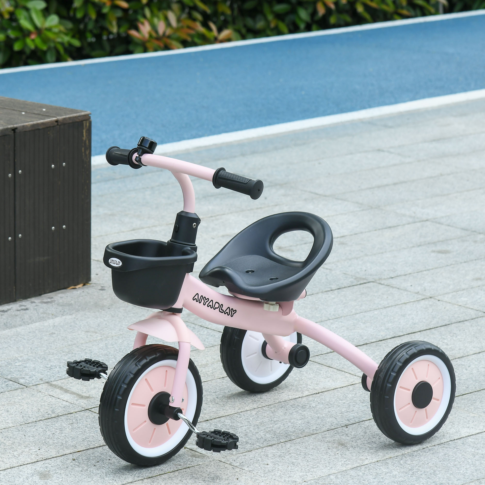 Children's Tricycle With Adjustable Seats, Basket, And Bell, Suitable — image 10