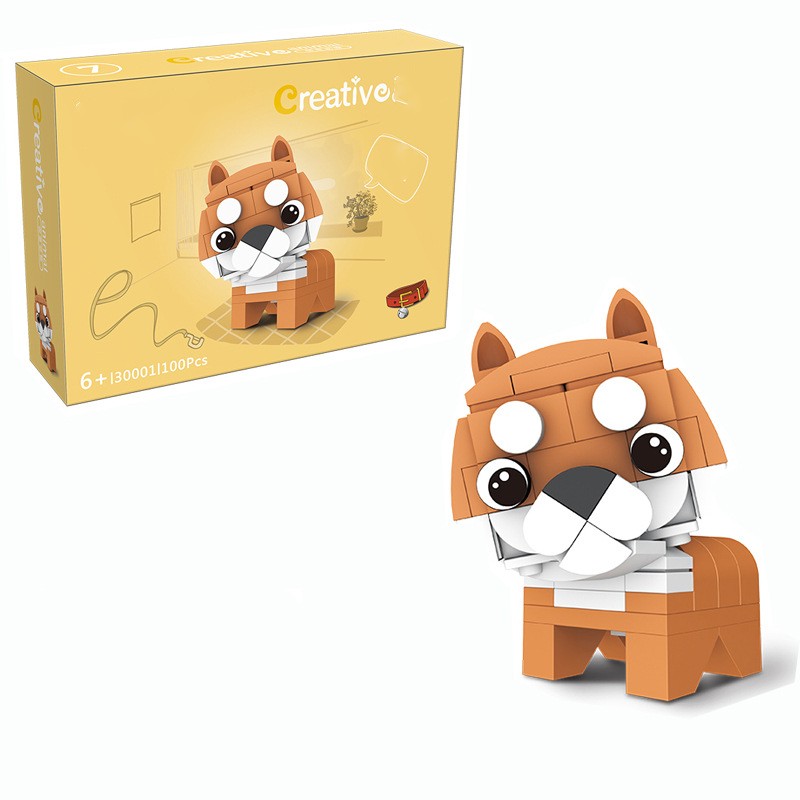 30001 7 Shiba Inu, 100pcs