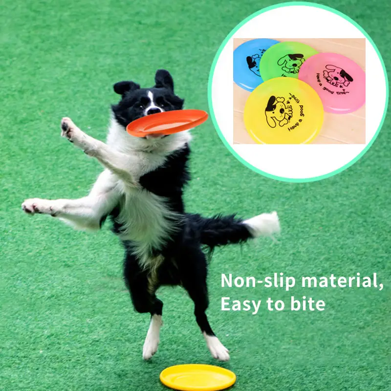 Silicone Flying Saucer Funny Pets Dog Cat
