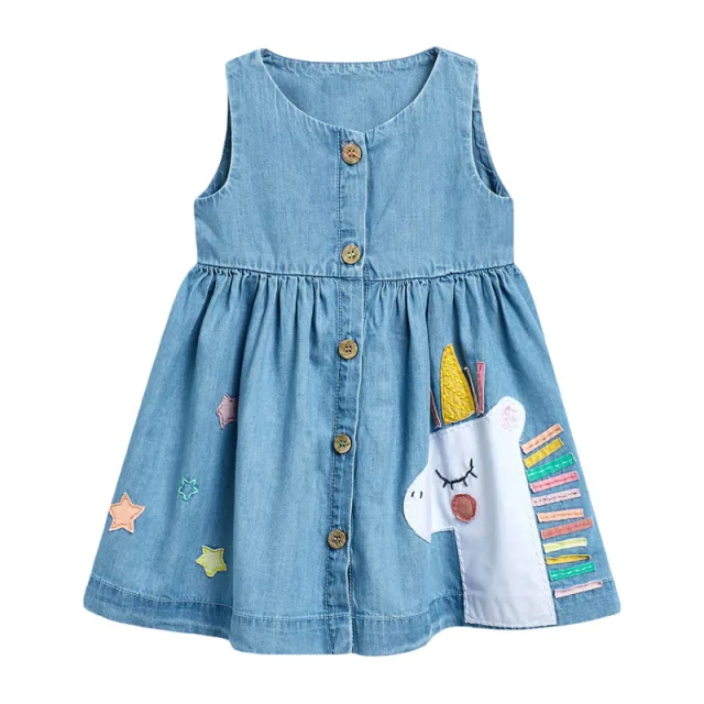 Girls' Dresses, Baby Skirts, Children's Denim Skirts Blue - Shop at LoveMi