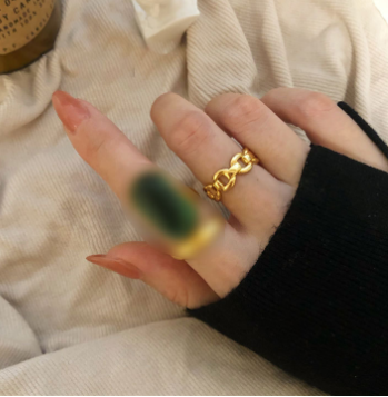 Fashion Vintage Sterling Silver Emerald Ring