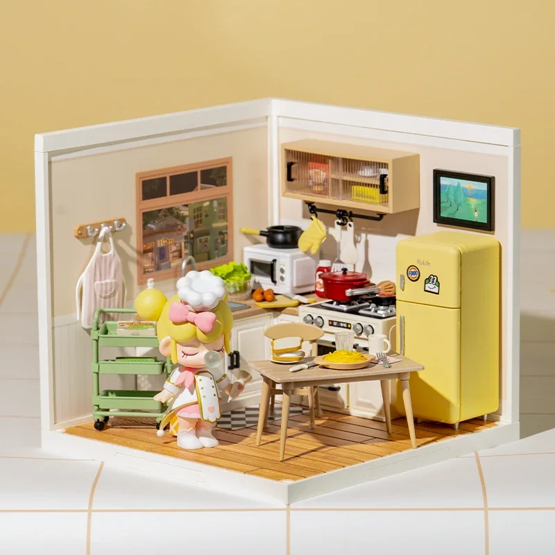 Rolife Miniature House Building Kit - Xmas Gift. Product Description: Rolife DIY Miniature House Super World Dollhouse Model Building Parent-child Cosplay Game Birthday for Adults Teen Craft Kits 100 Pieces Characteristics: Product Name:Dollhouse DIY Kit 