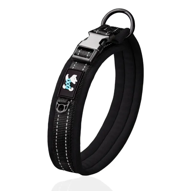 Pet Nylon Reflective Collar Leash Set Black - Shop at LoveMi