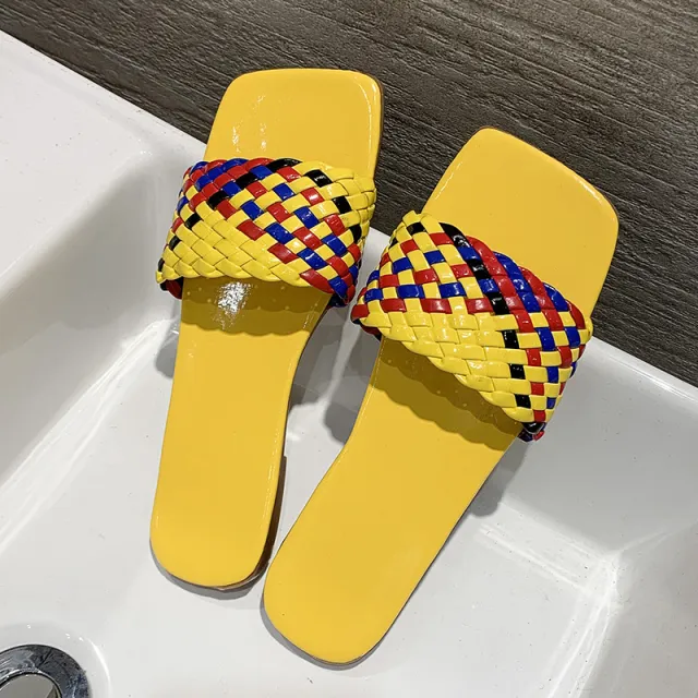 Color blocking Street Fashion Women's Shoes Yellow - Shop at LoveMi