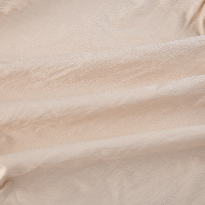 Cutout Ribbon Pleated Loose Straight Casual Trousers