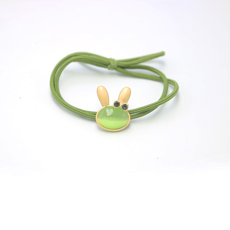 Title 3, Cute Opal Bunny Hair Band Rubber Band Hair Rope