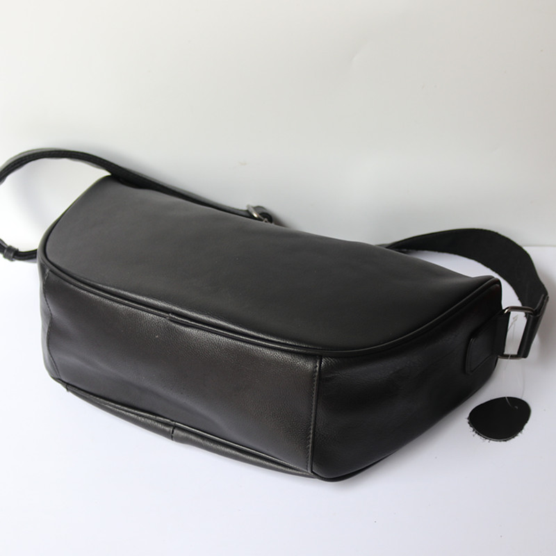 Large-capacity Casual Top Layer Cowhide Soft Belt Cover