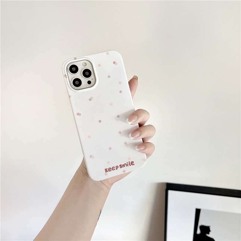 Simple Wave Dot Letter Phone Case