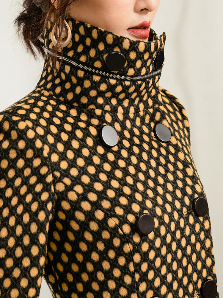 Mid-length All-match High-end Women's Woolen Coat