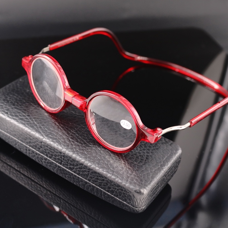 Reading Resin Lightweight Round Frame Presbyopia Glasses