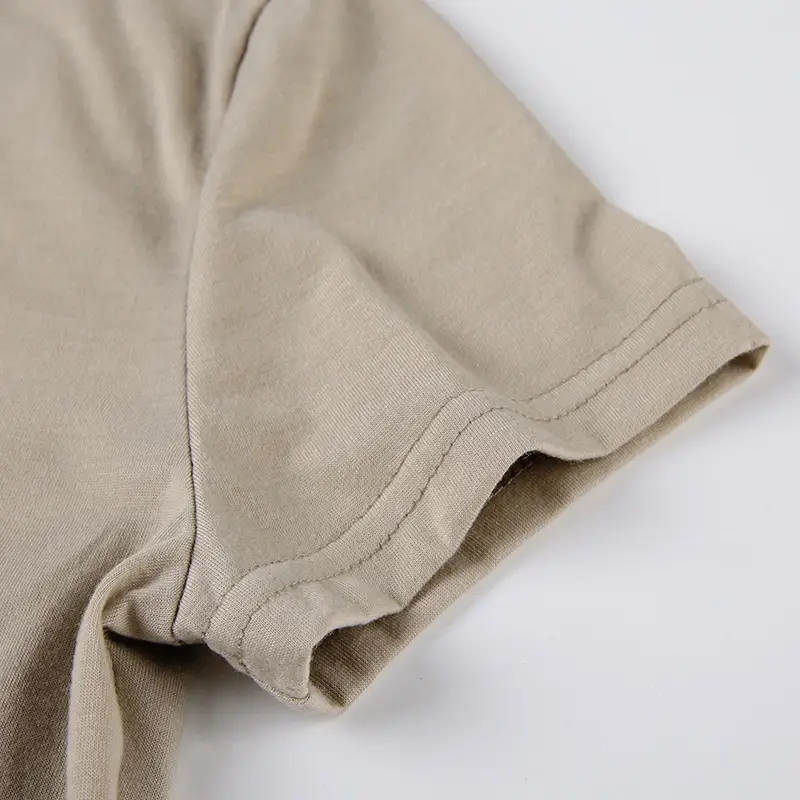 Fashionable Daily Versatile Slim Fitting Short T-shirt
