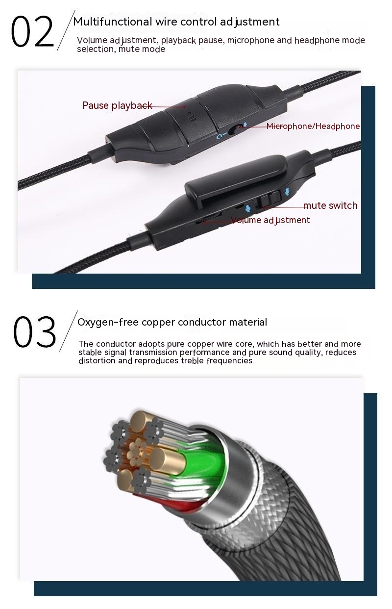 Title 4, Audio Cable Applicable G633 G635 G933 G935 Head...