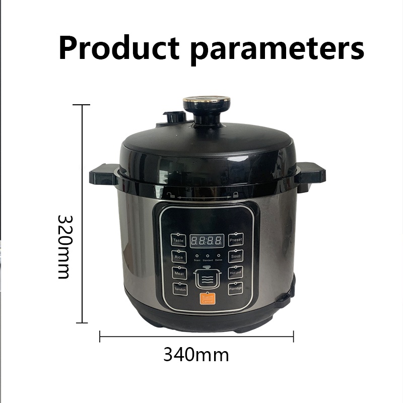 1050W Electric Pressure Cooker Multi-Purpose 5 Litre 10-in-1 Digital Screen UK 10