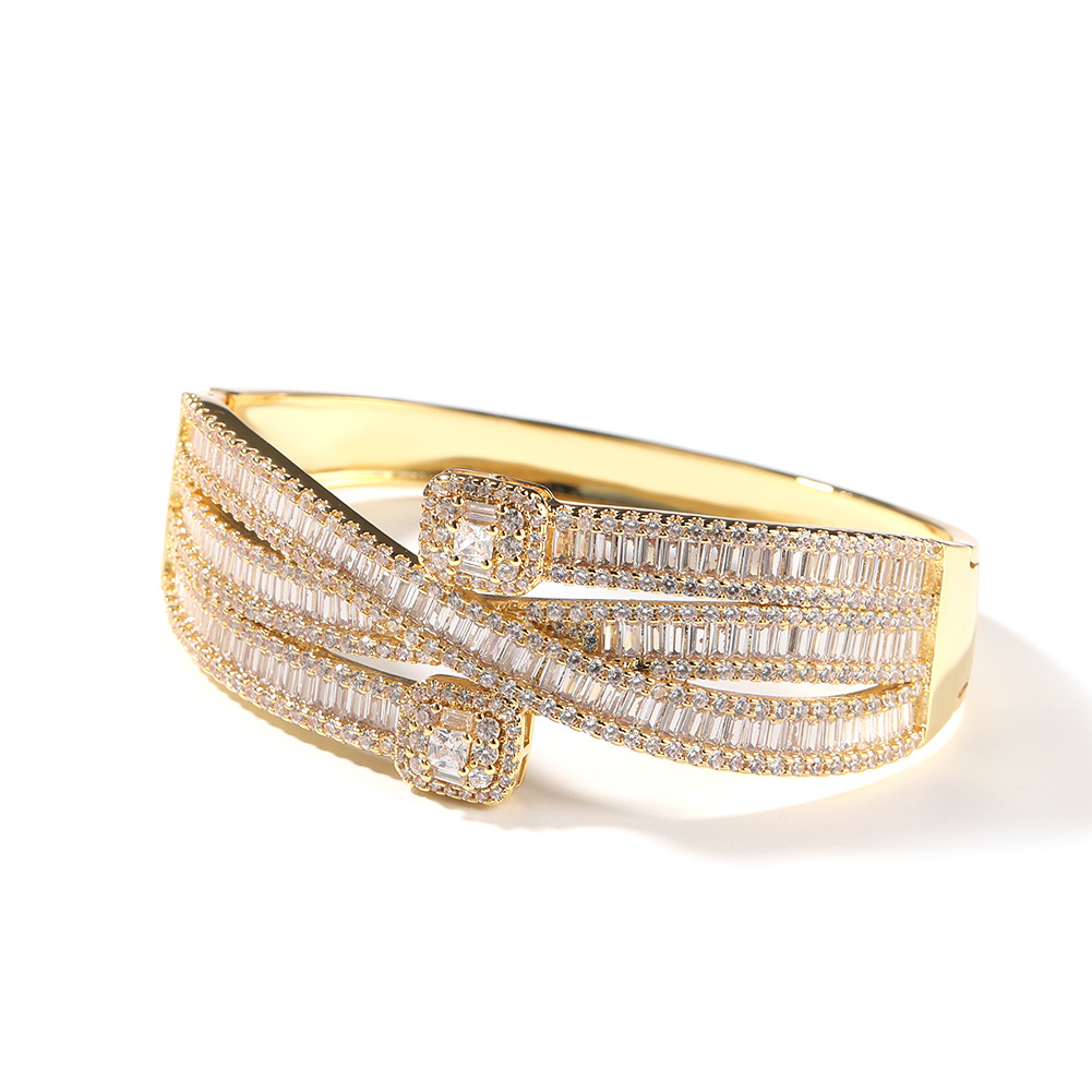 Women's Retro Hip-hop Zircon Bracelet