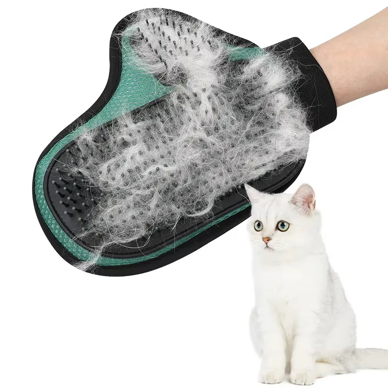 Cat Hair Removal Glove Pet Supplies Bath Massage Jerking