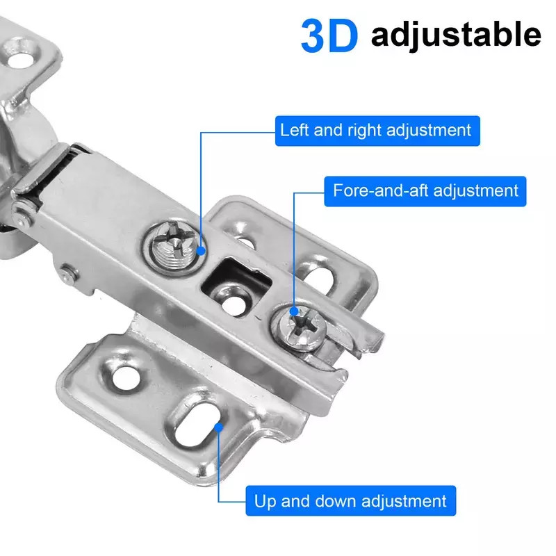 10X Quality Full Overlay 35mm Soft Close Hinges Kitchen Cabinet Cupboard Door UK 8