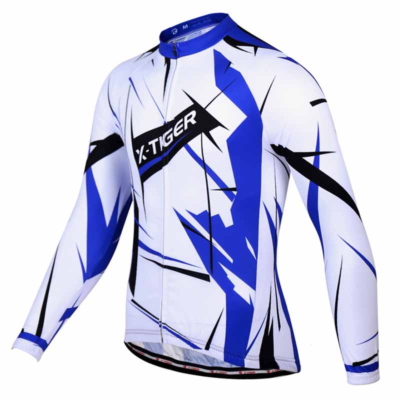 Men's Long-sleeved Breathable Cycling Jersey Top