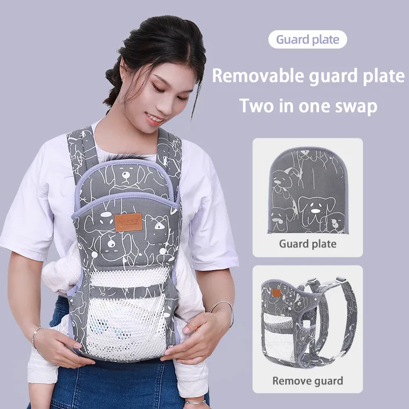 Multifunctional Baby Carrier with Breathable Front and Back