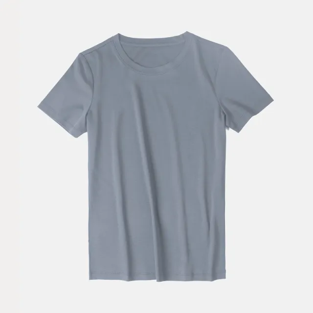 Women's Pure Cotton Simple And Versatile Short sleeved T shirt Women's Clothing 1Grey - Shop at LoveMi