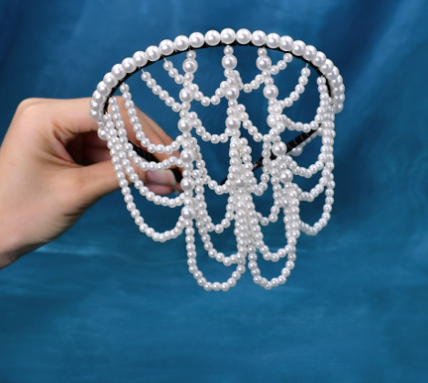 Pearl Tassel Headband