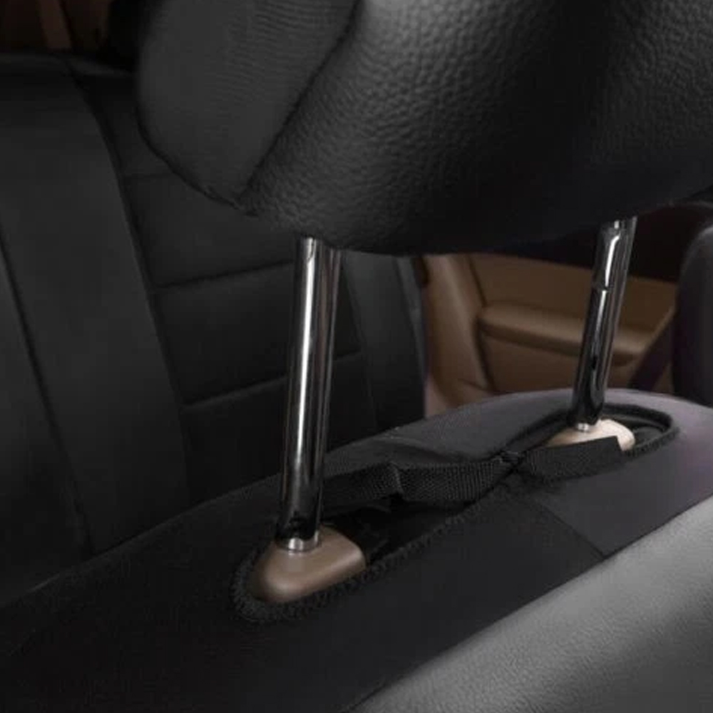 9pcs Full Set Universal PU Leather Seat Covers Protectors Non-Slip — image 5