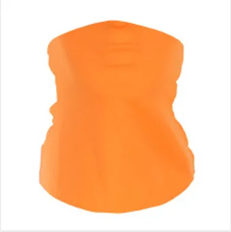 Cycling Sunscreen Mask Ice Silk Headscarf Orange Color - Shop at LoveMi